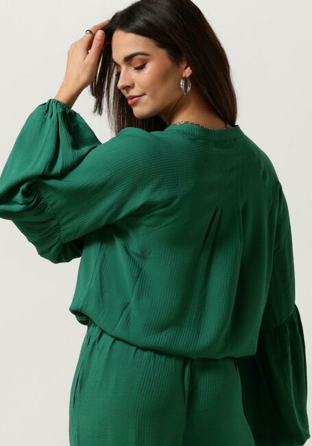 Groene BY-BAR Blouses VIENNA SATIN BLOUSE - large