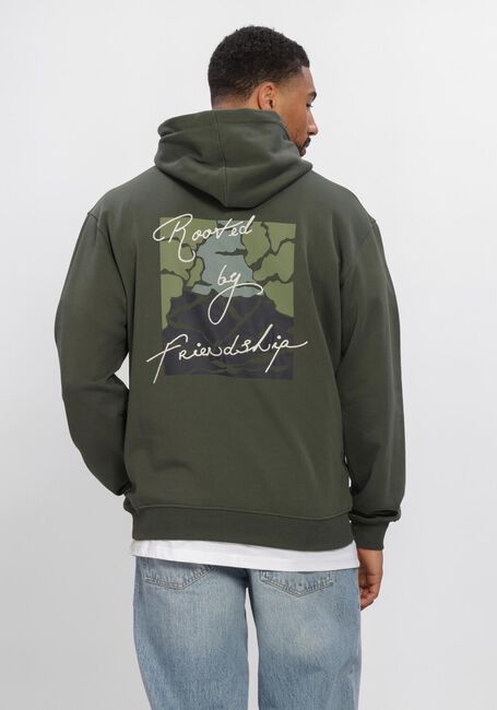 Donkergroene PURE PATH Sweater FOREST ROOTED - large