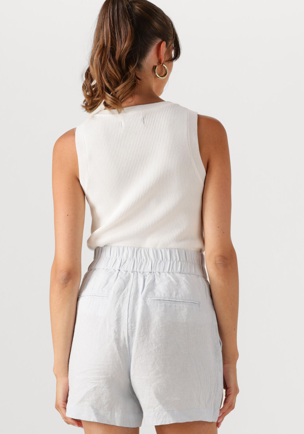 YDENCE Dames Tops & T-shirts Knitted Top Keely Wit