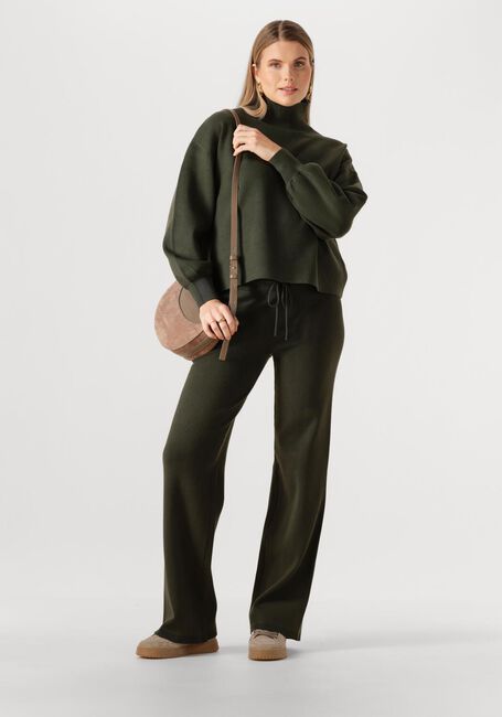 Donkergroene MSCH COPENHAGEN Trui MSCHMERCY EAST M PULLOVER - large