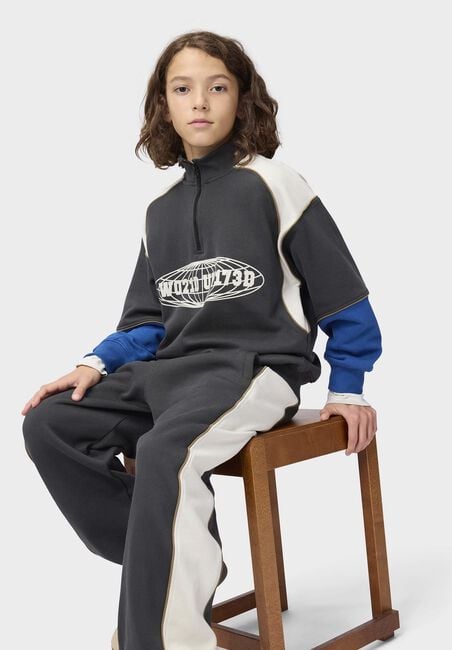 Donkergrijze MOLO Sweater MARTY - large