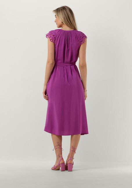 Paarse SUNCOO Midi jurk CELEST - large