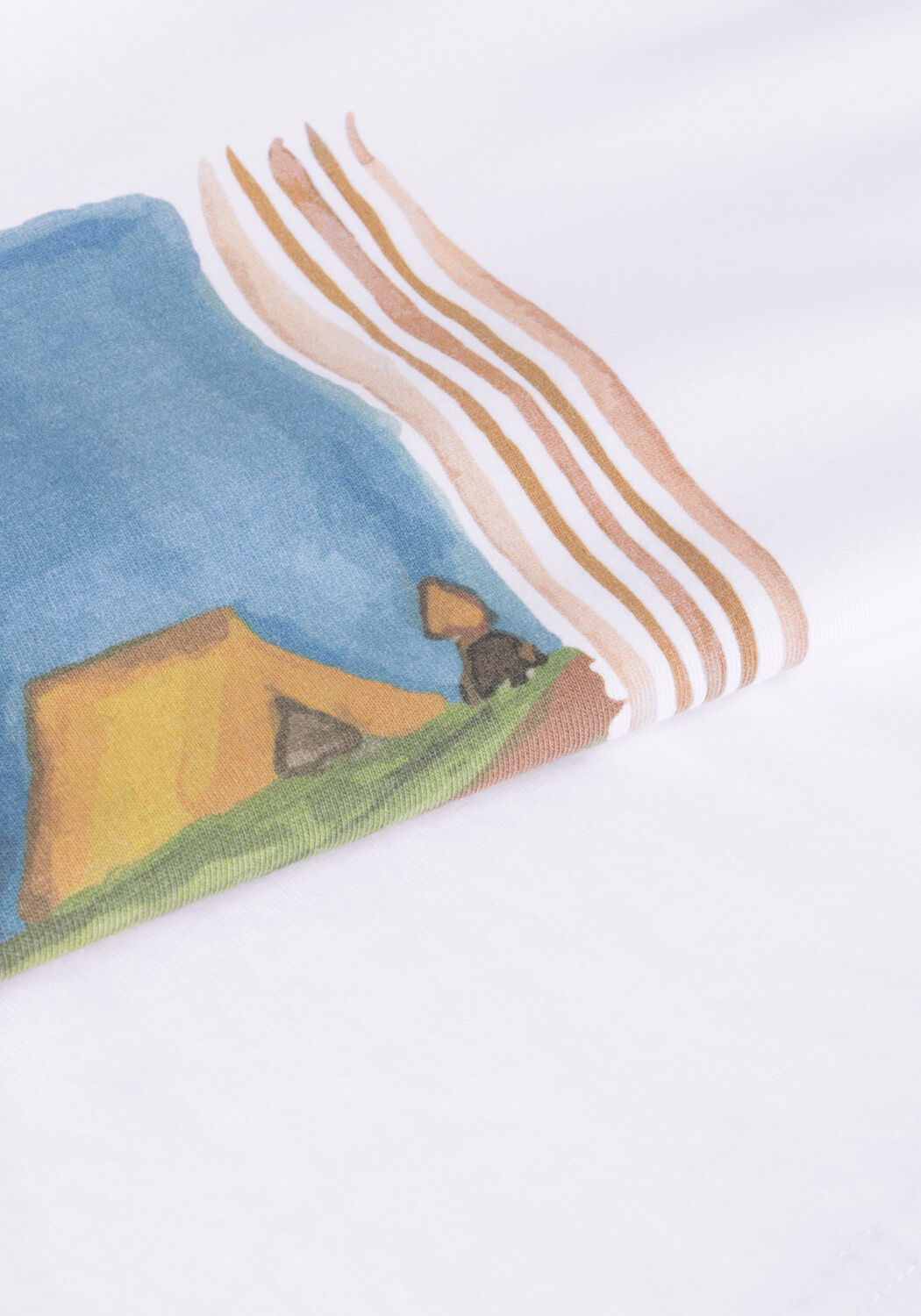 Witte FOR&Eacute;T Polo / T-shirt REMOTE LONGSLEEVE - large