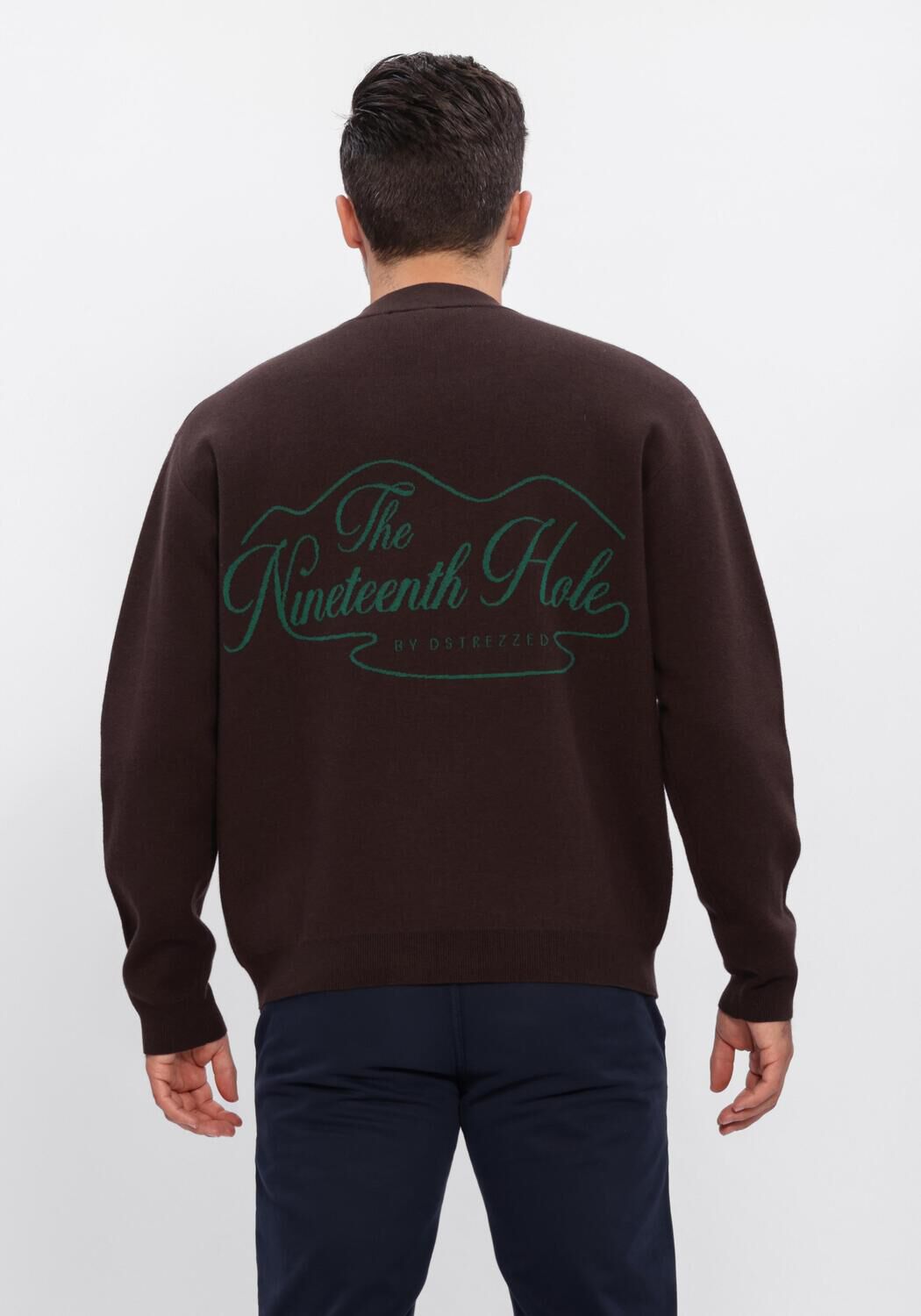 DSTREZZED Heren Truien & Vesten Ds_percy Mockneck Bruin