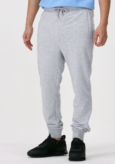 Lichtgrijze CRUYFF Sweatpant AIMAR PANT - 280 GSM BRUSHBACK WOVEN OVERLAYERS - large
