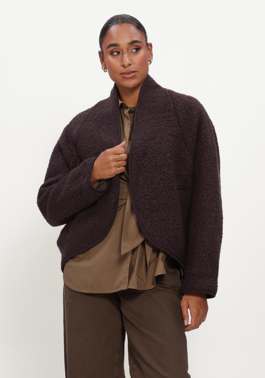 Bordeaux CIRCLE OF TRUST Jassen ELLE JACKET - large