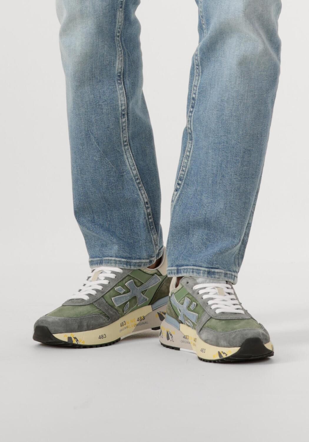 Groene PREMIATA Lage sneakers MICK - large