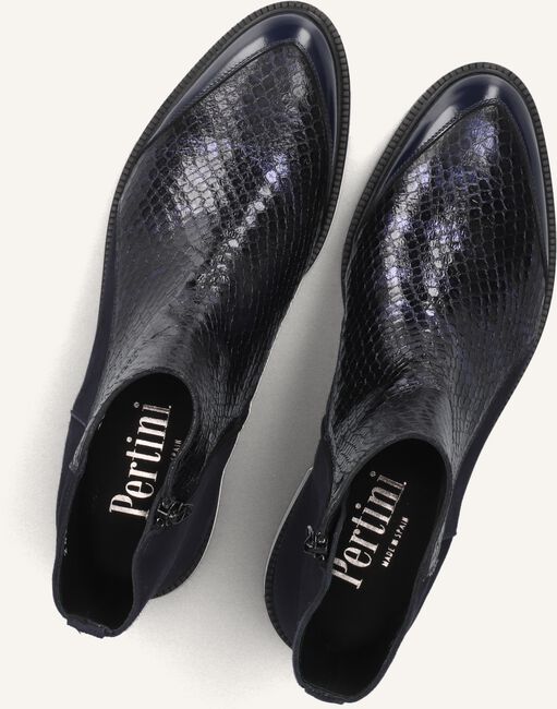 Blauwe PERTINI Enkellaarsjes 32848 Blauwe PERTINI Enkellaarsjes 32848 - large