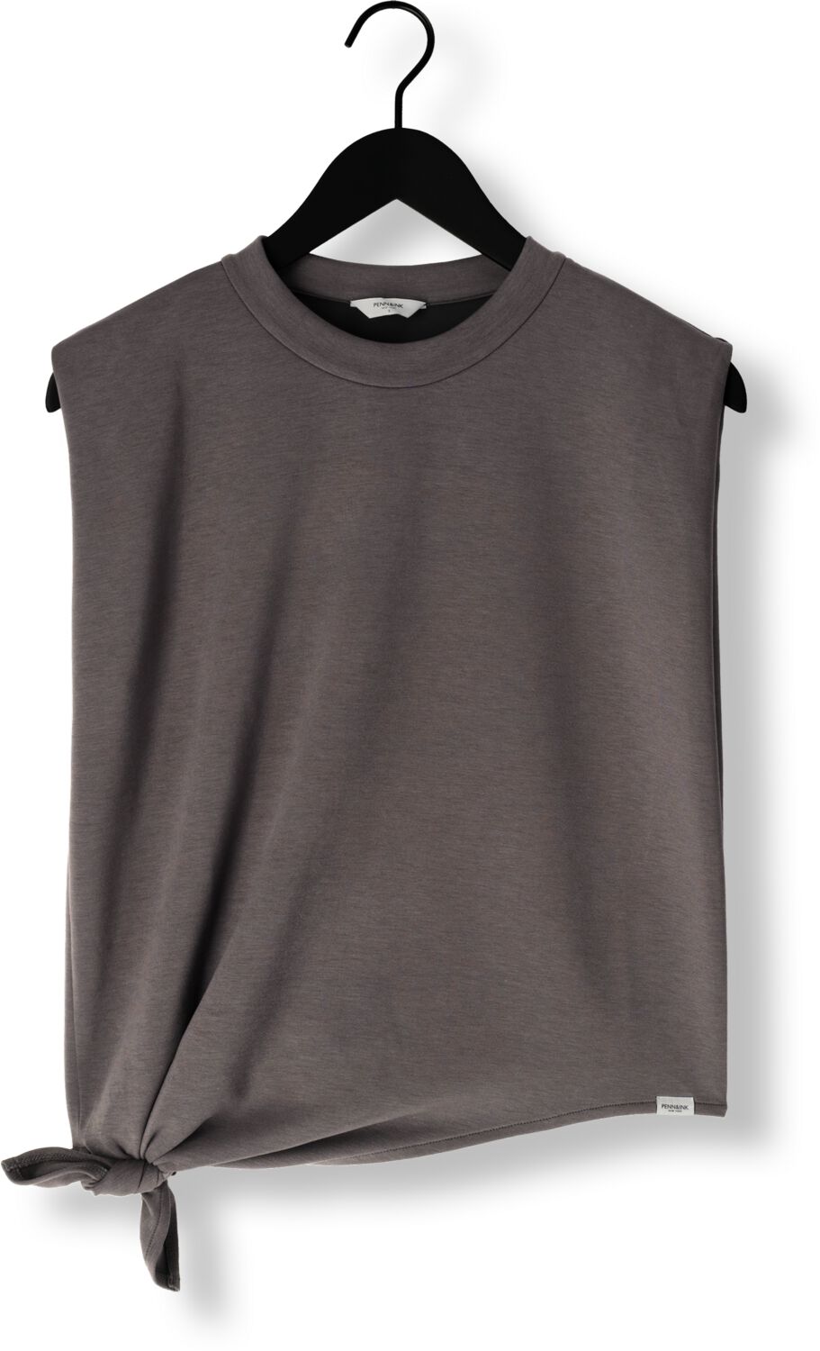 PENN & INK Dames Tops & T-shirts T-shirt Grijs