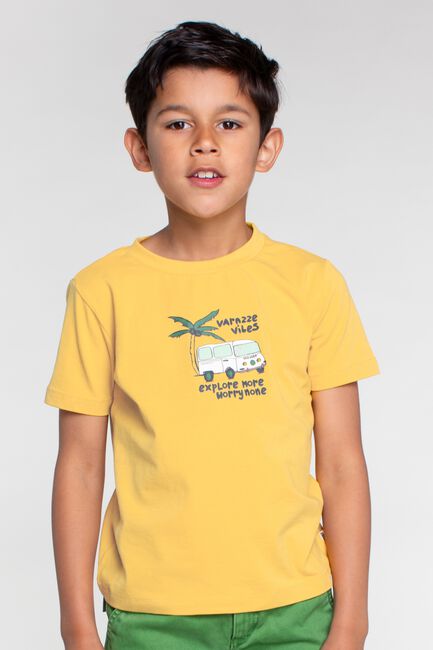Gele MOODSTREET T-shirt T-SHIRT PRINT - large