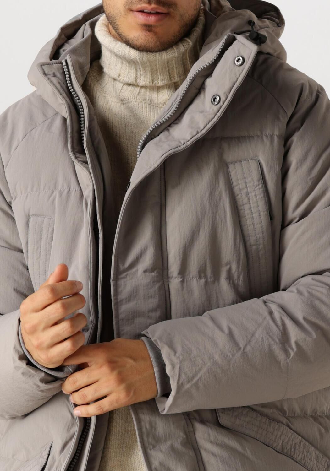 PURE PATH Heren Jassen Regular Fit Jackets Padded405 Grijs