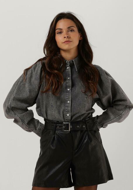 Grijze CO'COUTURE Blouses DAMIAN DENIM SHIRT - large