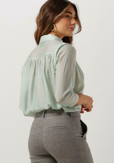 Lichtblauwe MINUS Blouses ANEDA 3/4 SLEEVE SHIRT - large
