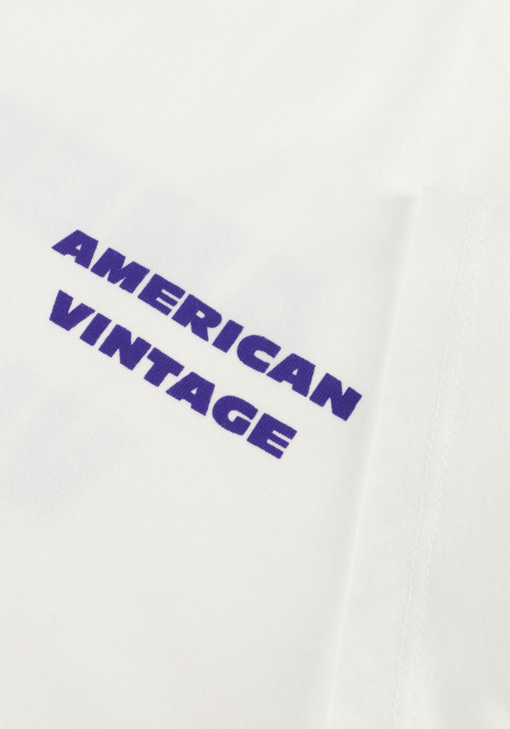 Witte AMERICAN VINTAGE T-shirt FIZVALLEY - large