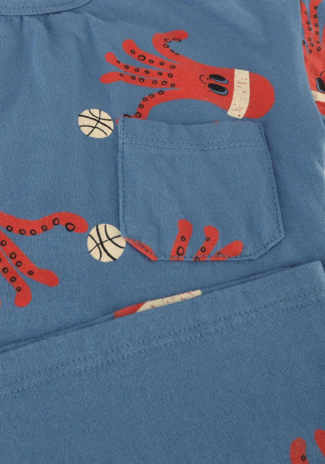 Blauwe L&Ouml;TIEKIDS T-shirt S24-09BB-112 - large