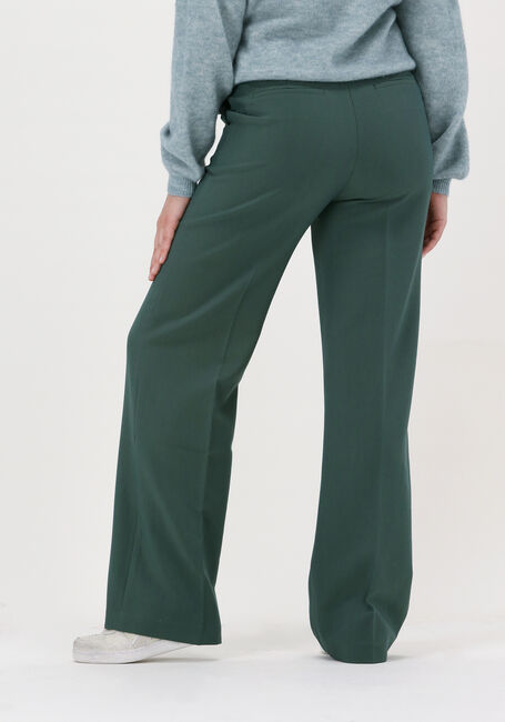 Groene SCOTCH & SODA Wijde broek 'EDIE' TAILORED WIDE-LEG PANTS - large
