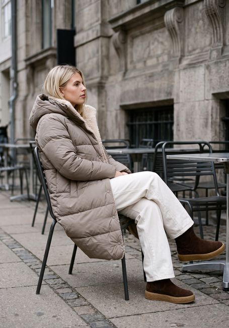 Taupe MOSCOW Gewatteerde jas 05-08-VALLEY - large