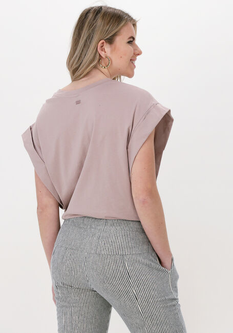 Taupe 10DAYS Top WIDE TEE EYELET - large