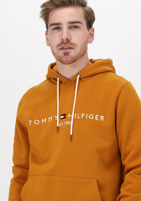 Gele TOMMY HILFIGER Sweater TOMMY LOGO HOODY - large