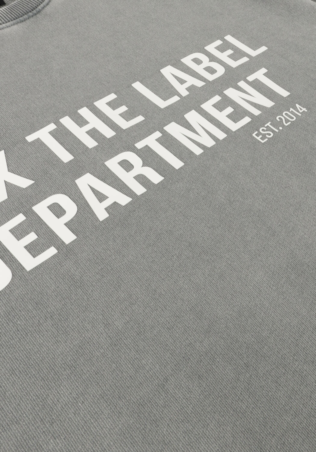 Grijze ALIX THE LABEL Trui LADIES KNITTED WASHED ALIX SWEATER - large