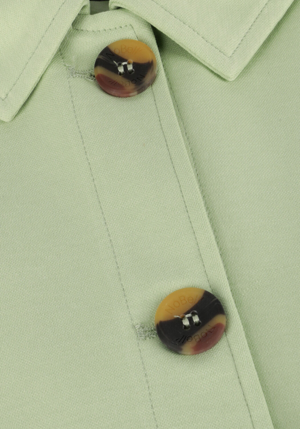 Mint NOBELL Gilet TIKA GIRLS GILET WITH BELT JADE GREEN - large