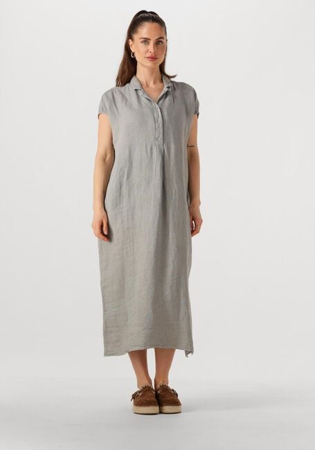 Grijze PENN & INK Maxi jurk DRESS - large