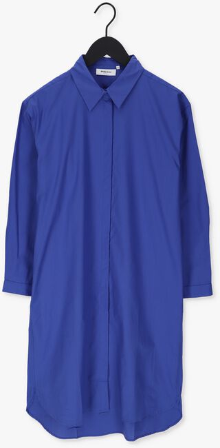 Blauwe MSCH COPENHAGEN Midi jurk HADDIS LS LONG SHIRT - large