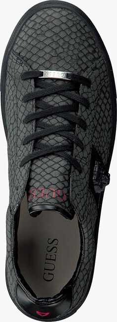 Grijze GUESS Lage sneakers LUISS B PRINTED ECO LEATHER - large