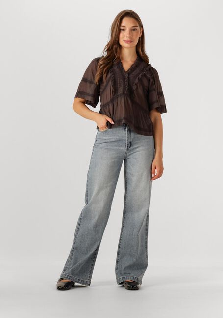 Bruine NEO NOIR Blouses EVIENNE S VOILE TOP - large