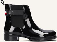 Zwarte TOMMY HILFIGER Regenlaarzen ANKLE RAINBOOT METAL DETAIL - medium