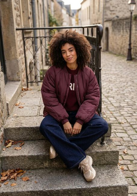 Bordeaux HARPER & YVE Gewatteerde jas NORI-JA - large