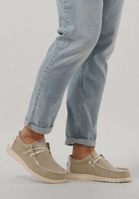Beige HEYDUDE Instappers WALLY BRAIDED - large