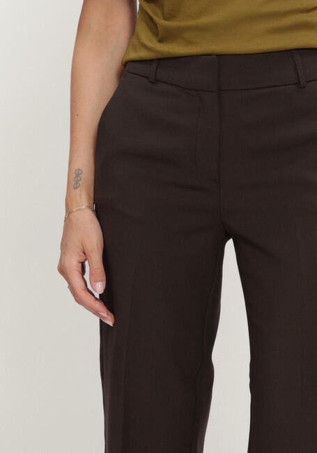 Bruine SELECTED WOMEN Pantalon SLFRITA MW WIDE PANT MEL - large