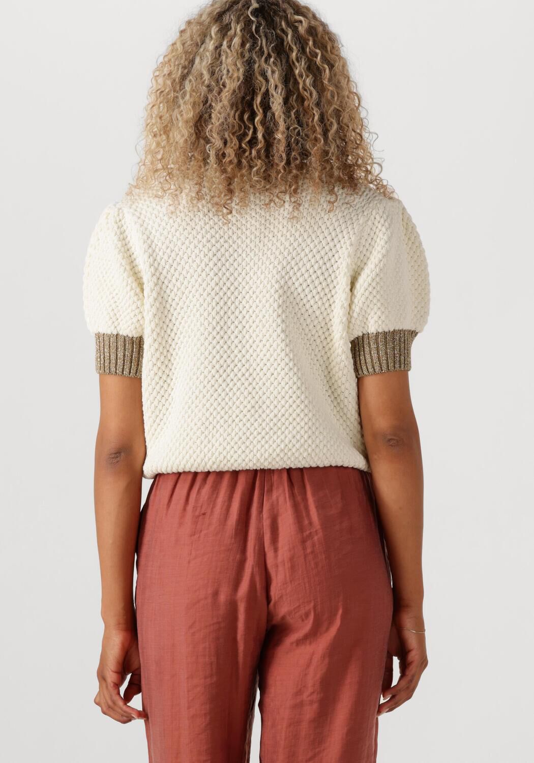 AMAYA AMSTERDAM Dames Tops & T-shirts Liv Knitwear Wit