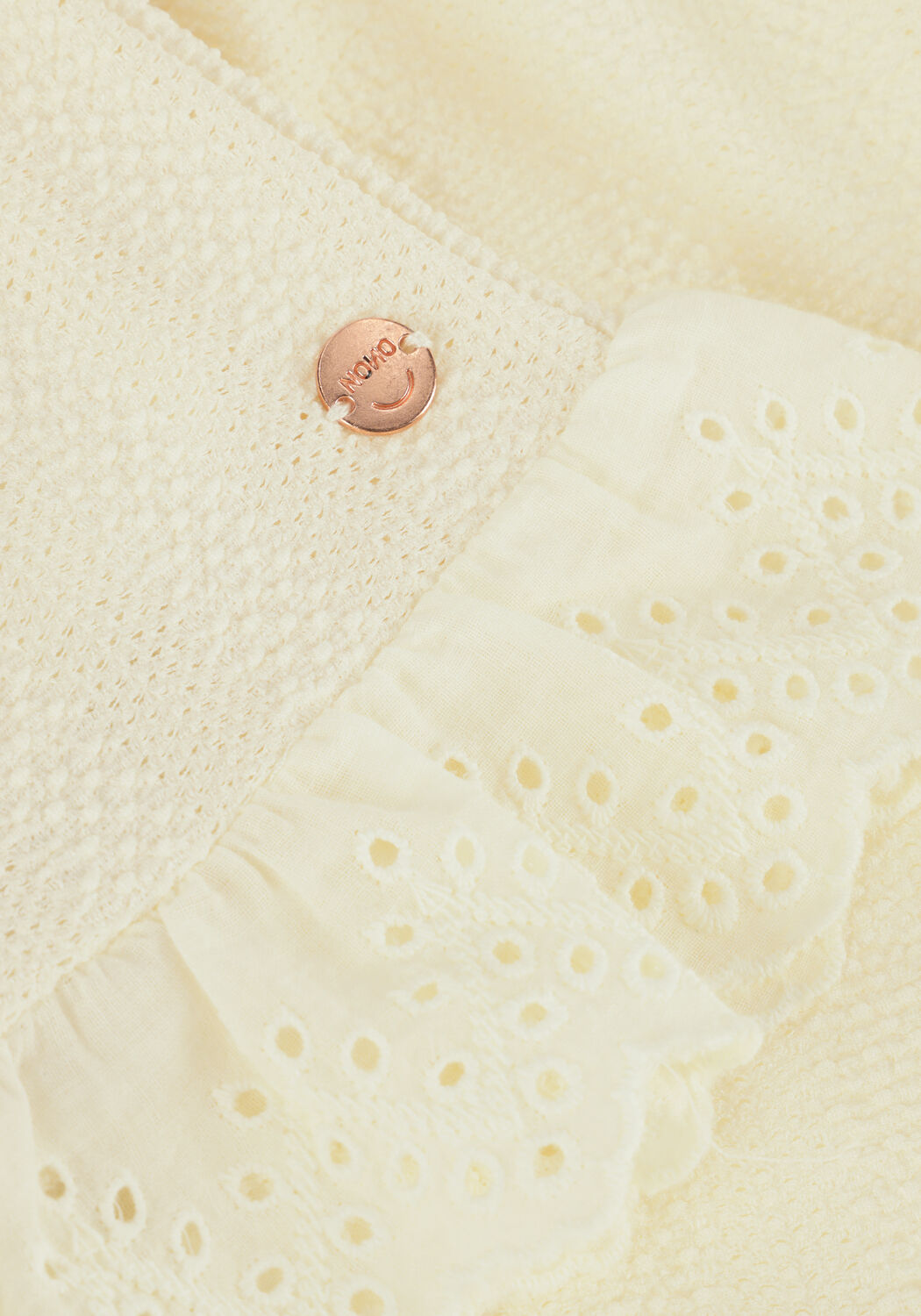 Creme NONO Korte broek SARA STRUCTURED SHORT - large