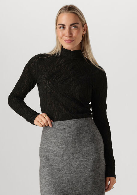 Zwarte MINUS Tops & T-shirts MSVICENTA ROLLNECK LONGSLEEVE TOP - large