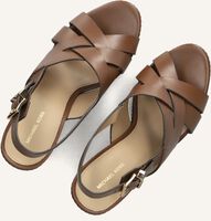 Cognac MICHAEL KORS Sandalen met hak NORA WEDGE Cognac MICHAEL KORS Sandalen met hak NORA WEDGE - medium