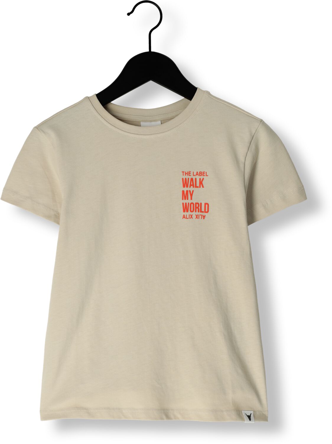 ALIX MINI Jongens Polo's & T-shirts Oval T-shirt Beige
