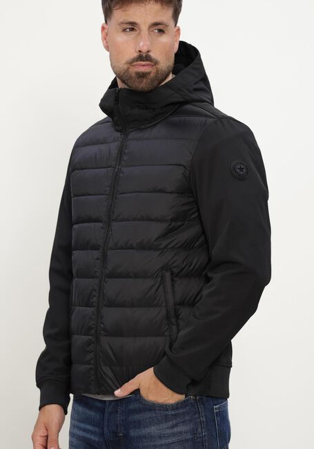 Zwarte AIRFORCE Gewatteerde jas HOODED COVE JACKET - large