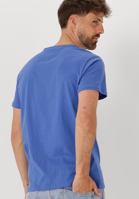 Blauwe TOMMY JEANS T-shirt TJM SLIM ESSENTIAL FLAG TEE EXT - large