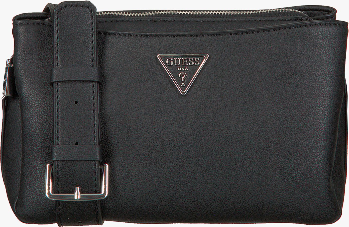 Zwarte GUESS Schoudertas AMBROSE CROSSBODY TOP ZIP Omoda