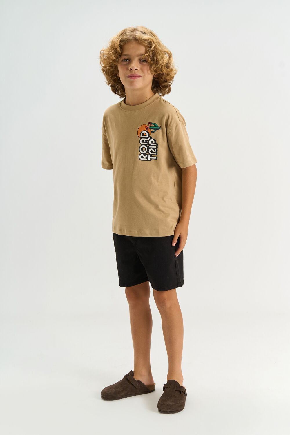 Beige THE NEW T-shirt TNTHOMAS - large