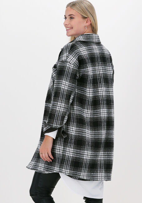 Zwarte CO'COUTURE Mantel EDNA CHECK SHIRT - large