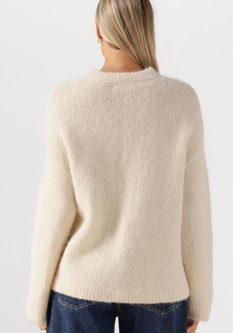 Gebroken wit SELECTED WOMEN Trui SLFGABRIELLA LS KNIT NEW O-NECK - large