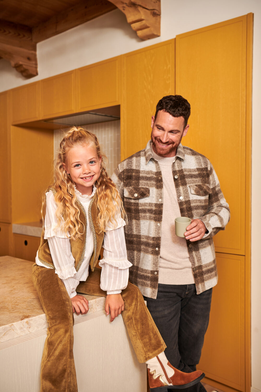 Groene AMMEHOELA Gilet AM.EMMY.10 - large