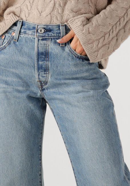 Lichtblauwe LEVI'S Straight leg jeans 501 90'S IN LOVE WITH YOU - large
