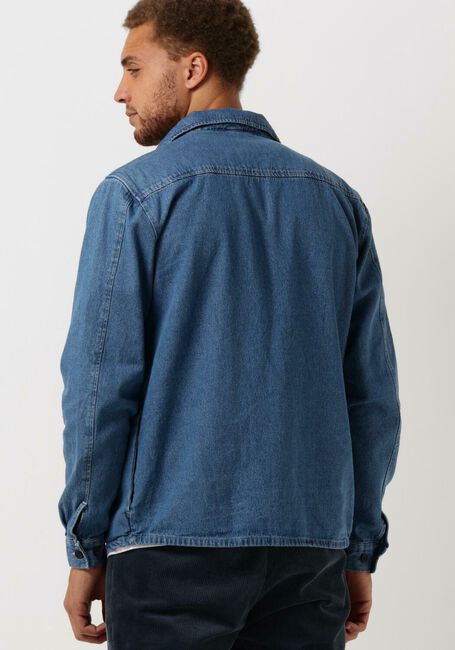 Blauwe ANERKJENDT Overshirt AKHERBERT DENIM OVERSHIRT - large