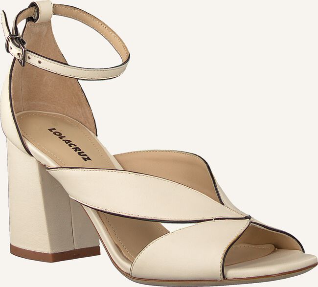 Witte LOLA CRUZ Platte sandalen 185Z10BK Witte LOLA CRUZ Platte sandalen 185Z10BK - large