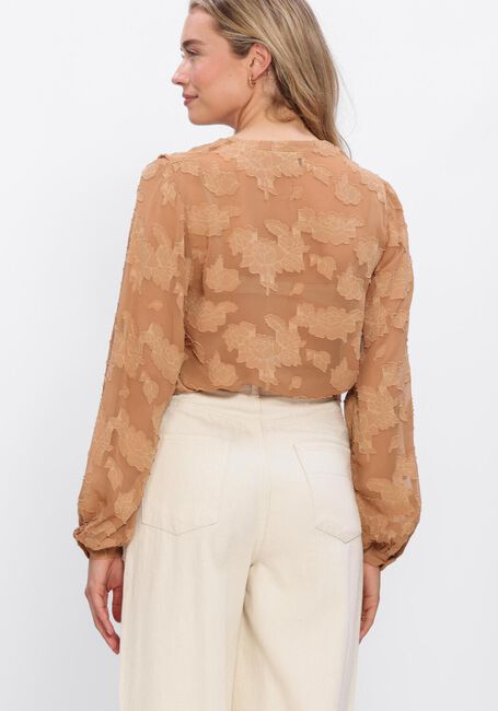 Bruine AAIKO Tops & T-shirts ALANA CHIFFON PES 509 - large