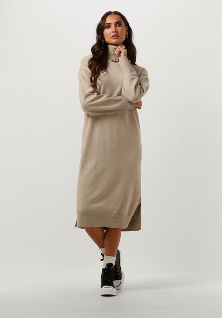 Beige MSCH COPENHAGEN Midi jurk MSCHODANNA RACHELLE R DRESS - large